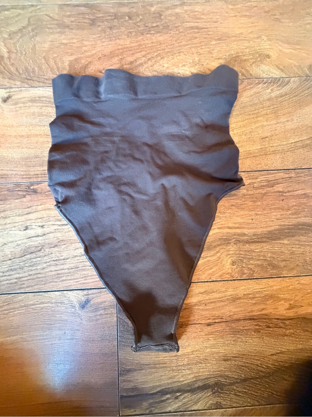 SKIMS High-Waist Shaping Thong Brief in Brown
